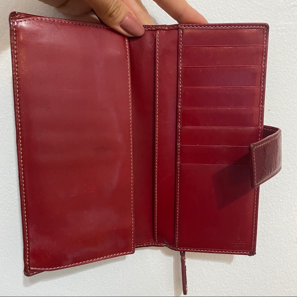⛔️SOLD⛔️Authentic Gucci Wallet. Dark Red. - Picture 3 of 12